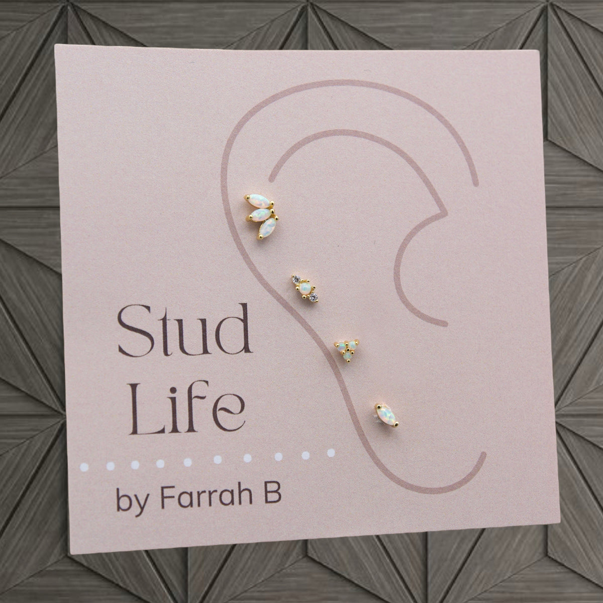 WANDERLUST Stud Earring Set