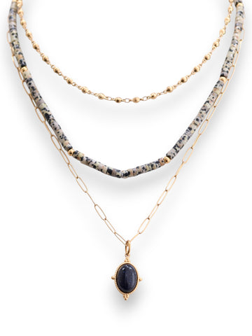 TRIPLE THREAT 3 Layer Necklace