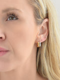 SPLIT DECISION Hoop Earrings
