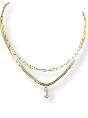 Nouveau 2 Layer Necklace