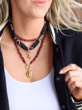 TIDE AND TRUE BEADED WRAP NECKLACE