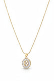 Yours Truly Initial Necklace- GOLD
