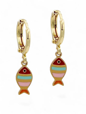 REEL CUTE Fish Huggie Earrings