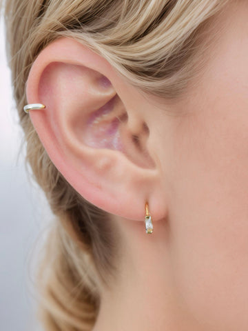 RAY OF LIGHT Huggie Hoop Earrings