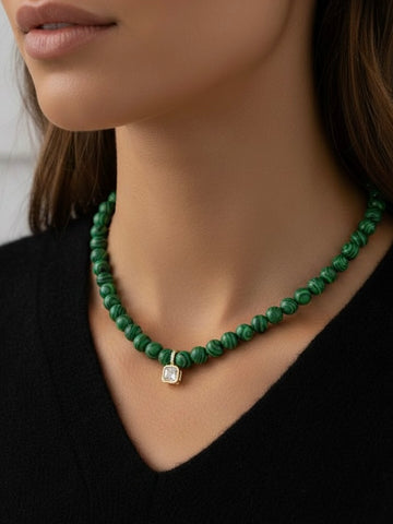 GEMSTONED Beaded Necklace