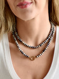 TIDE AND TRUE BEADED WRAP NECKLACE