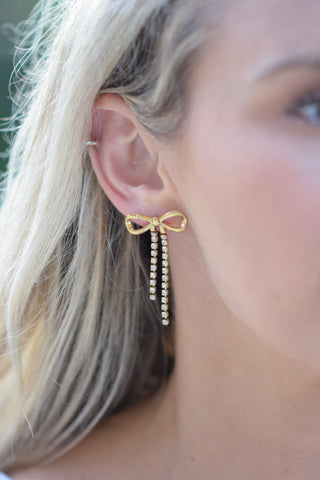 POLISHED Bow Earrings