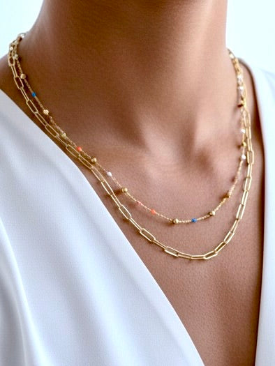CRUSH ON HUE 2 Layer Necklace
