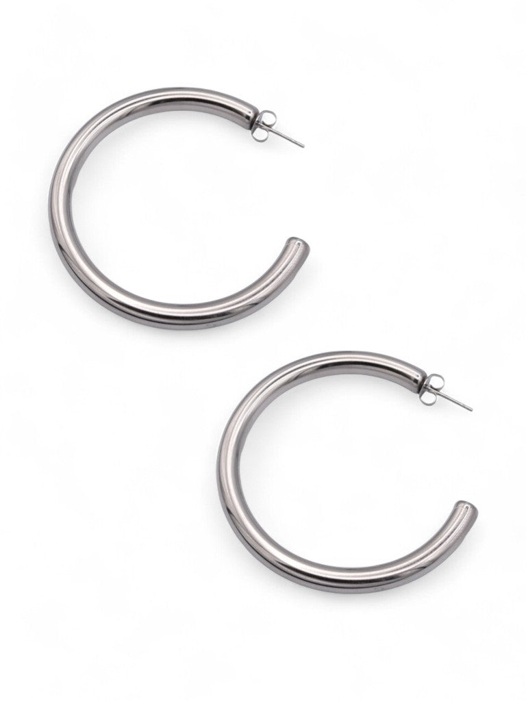 LIFE OF THE PARTY Hoop Earrings