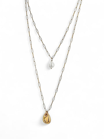 DOUBLE DOWN 2 Layer Necklace
