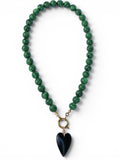 REBEL HEART Beaded Necklace