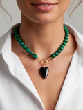 REBEL HEART Beaded Necklace