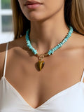 REBEL HEART Beaded Necklace