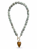 REBEL HEART Beaded Necklace