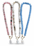 FRONT ROW Beaded Jade and Pearl Necklace