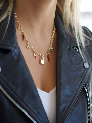 SUGAR & SPICE Charm Necklace