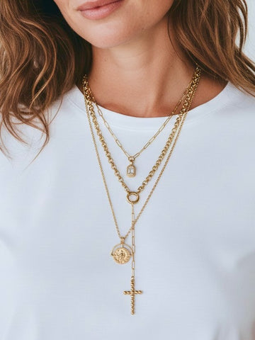 GOOD FORTUNE 3 Layer Necklace