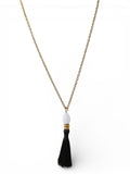 FRINGE BENEFITS Tassel Necklace