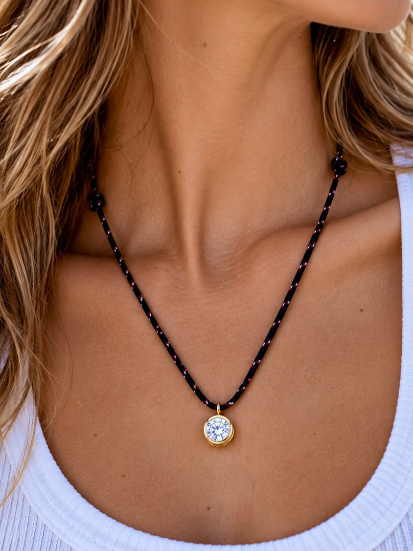 CLIFFHANGER Cord Necklace