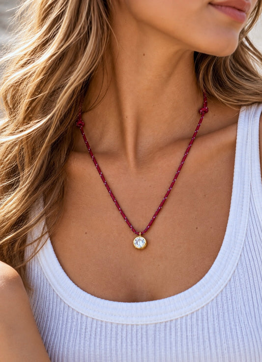CLIFFHANGER Cord Necklace