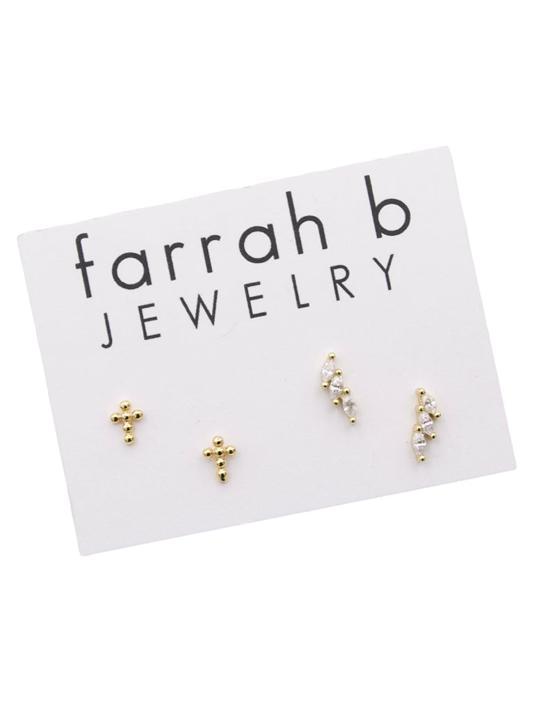 WING & A PRAYER Stud Earring Set
