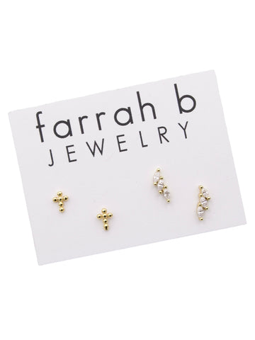 WING & A PRAYER Stud Earring Set