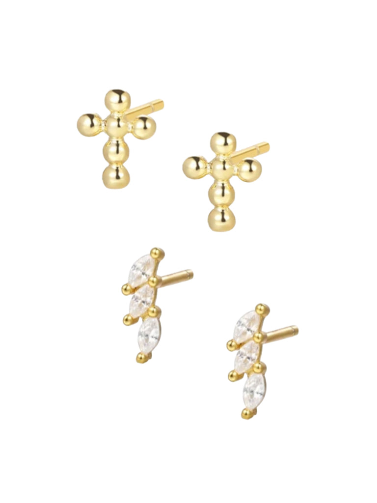 WING & A PRAYER Stud Earring Set