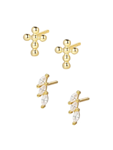WING & A PRAYER Stud Earring Set