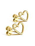 OPEN HEARTED Stud Earrings