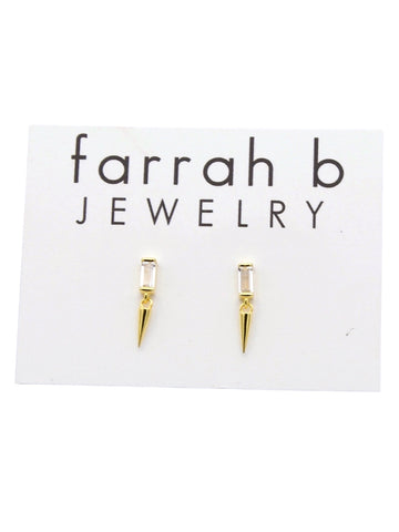 SPIKED Dangle Stud Earrings