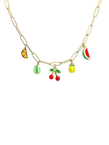 FRUIT SNACKS Charm Necklace
