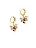 BUZZ OFF Huggie Earrings