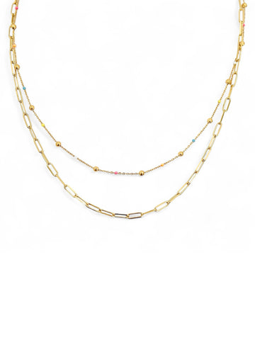 CRUSH ON HUE 2 Layer Necklace