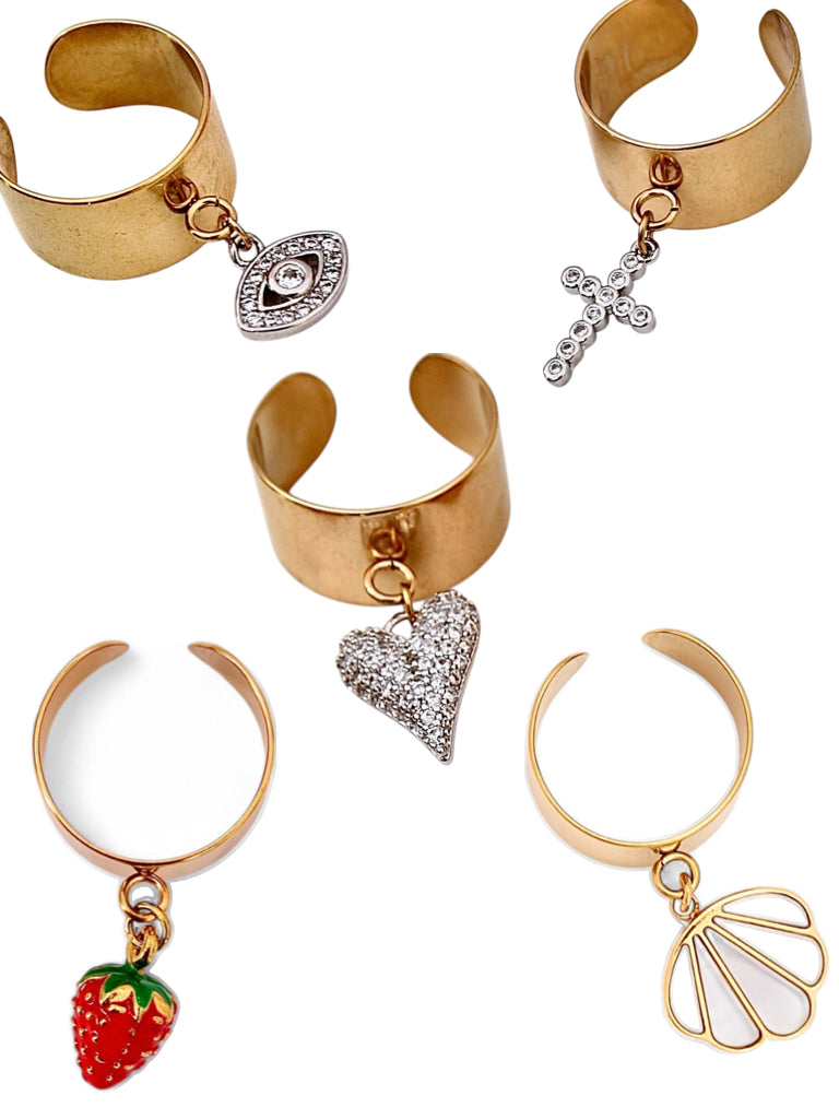 MIXER Charm Rings