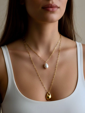 DOUBLE DOWN 2 Layer Necklace