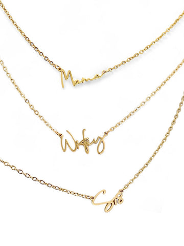 WORD OF MOUTH Necklaces