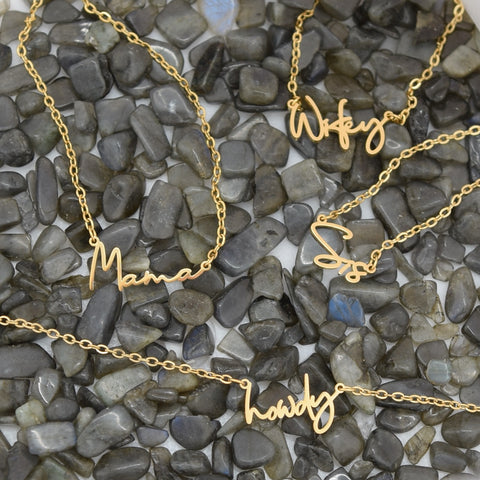 WORD OF MOUTH Necklaces