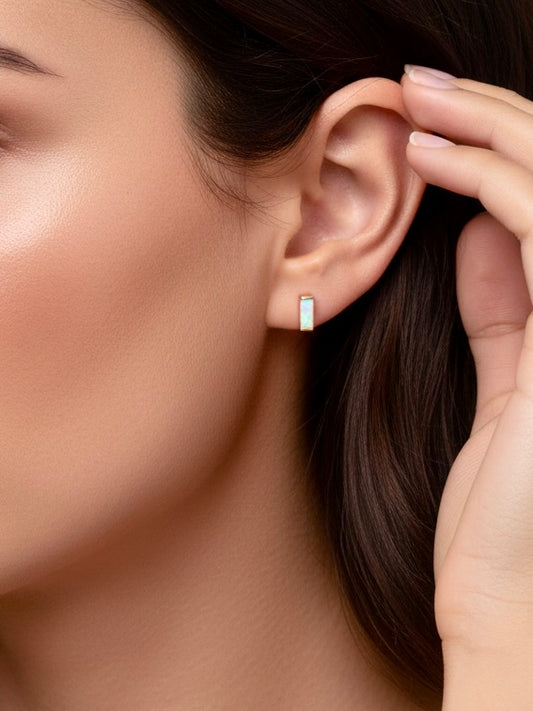 AFTERGLOW Opal Studs