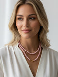 TIDE AND TRUE BEADED WRAP NECKLACE