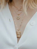 Yours Truly Initial Necklace- GOLD