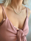 Chained Statement Link Chain Necklace