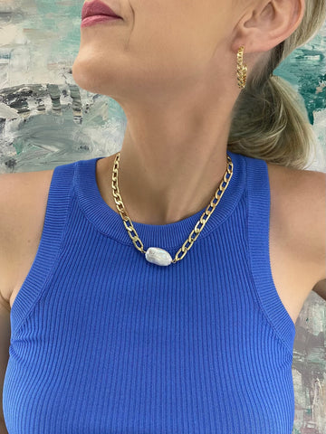 Glimmer Pearl Necklace