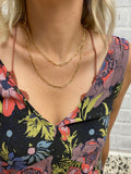 Eden Gold Paperclip Chain Necklace