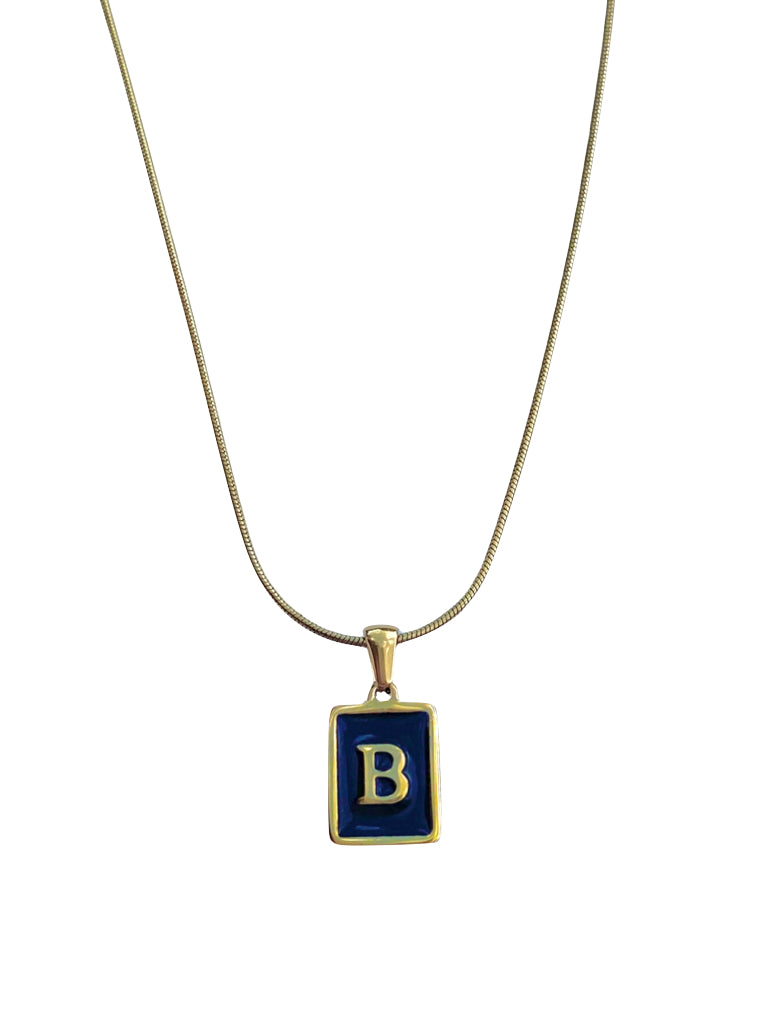 SECRET AGENT Initial Necklace