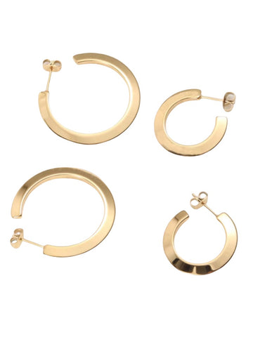 ENDLESS Gold Hoop Earrings
