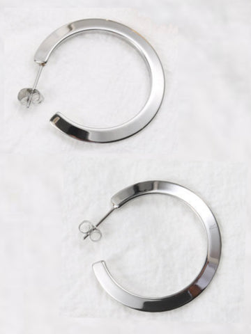 ENDLESS Silver Hoop Earrings