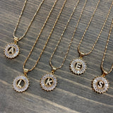 Yours Truly Initial Necklace- GOLD