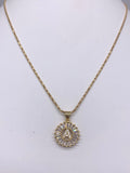 Yours Truly Initial Necklace- GOLD