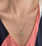 Yours Truly Initial Necklace- GOLD